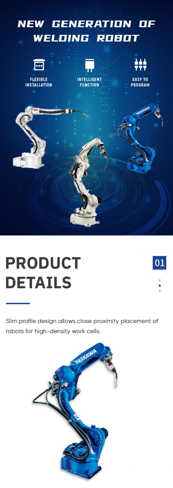 Welding Robot China QJR6-2000H With Robotic Welding Arm 6 Axis For Mig ...