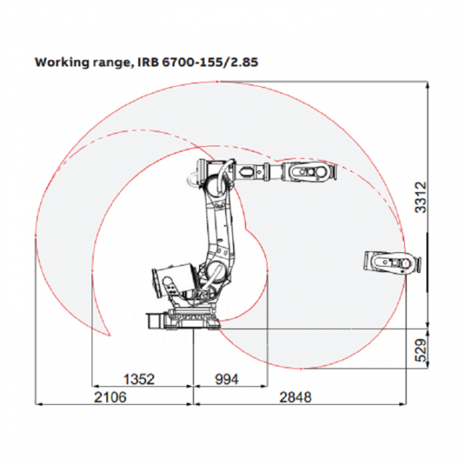 ABB IRB 6700 Industrial Robot Arm