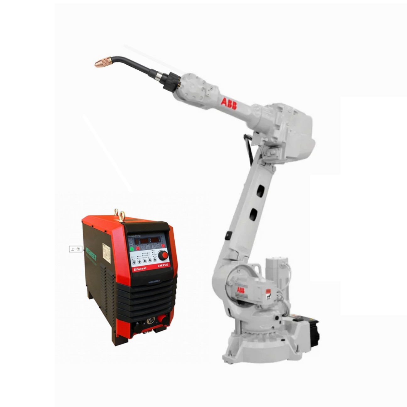 6 Axis Welding Robot Arm ABB IRB-2600/12-1.65 Welding Robot With ...