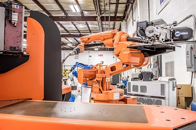 6 Axis Robot Arm ABB Brand IRB 1520ID-4/1.5 Special Welding Robot With ...
