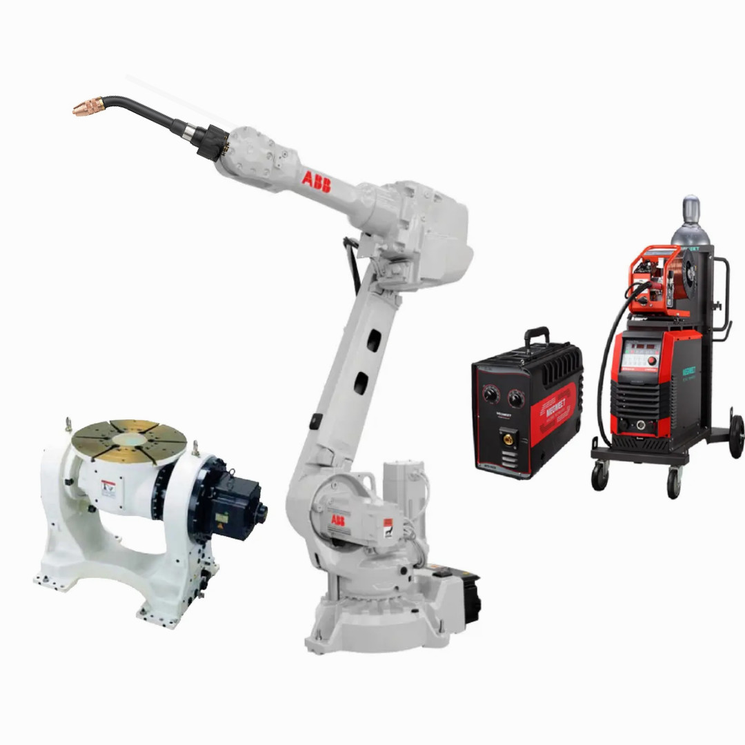 ABB IRB 2600 Industrial Robot Arm With Megmeet Welder And CNGBS Welding ...