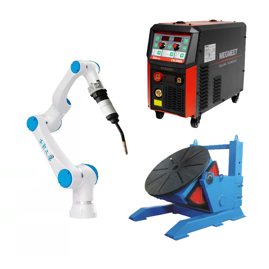 PLC Control 6 Axis Cobot Robot CNGBS-G10 Robotic Arm Welding With ...