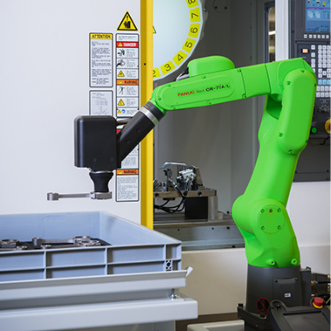 Fanuc CR 7iA Collaborative Robot With Ewellix Robot Lift Axis As