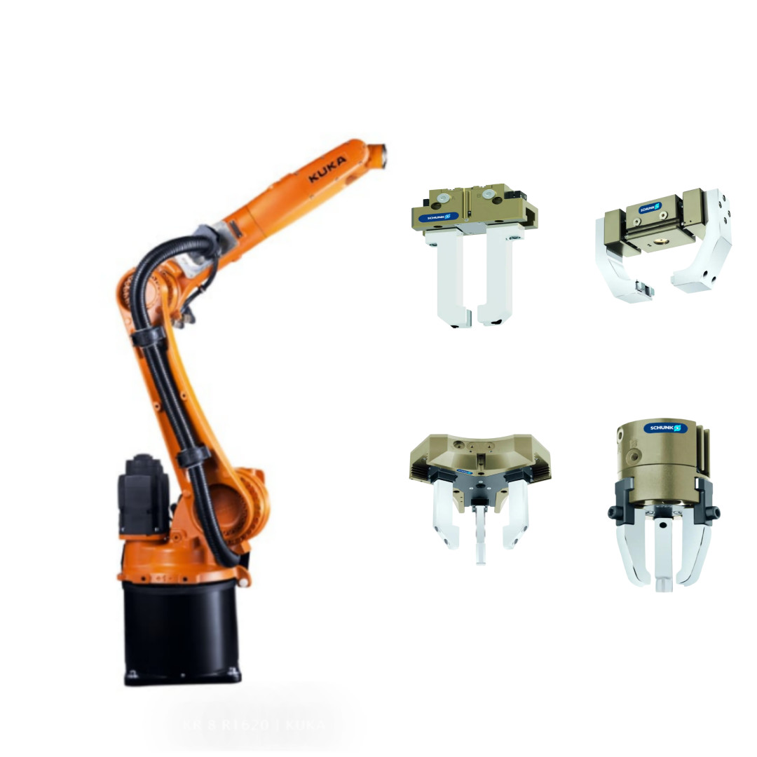6 Axis KUKA KR 8 R1620 Arc HW Industrial Palletizing Robot Arm With ...