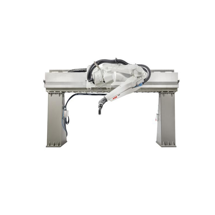 Secondary Spray Rails Elevated Rail Spray Painting Robot , IRB 5500 - 25 Automatic Spray ...