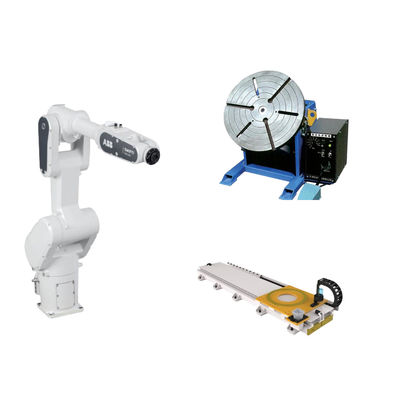6 Axis ABB CRB 1300-11 Robot Arm With Guide Rails And Manipulator As ...