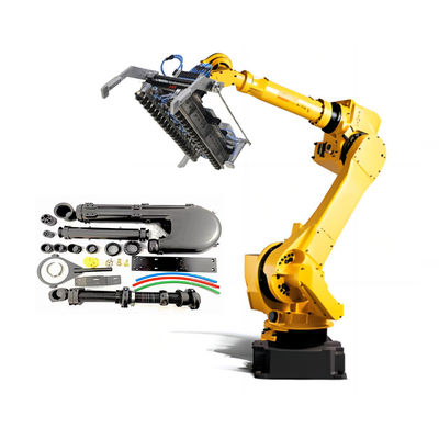 Industrial 6 Axis Fanuc Robot Arm M-710iC With Big Payload Gripper And ...